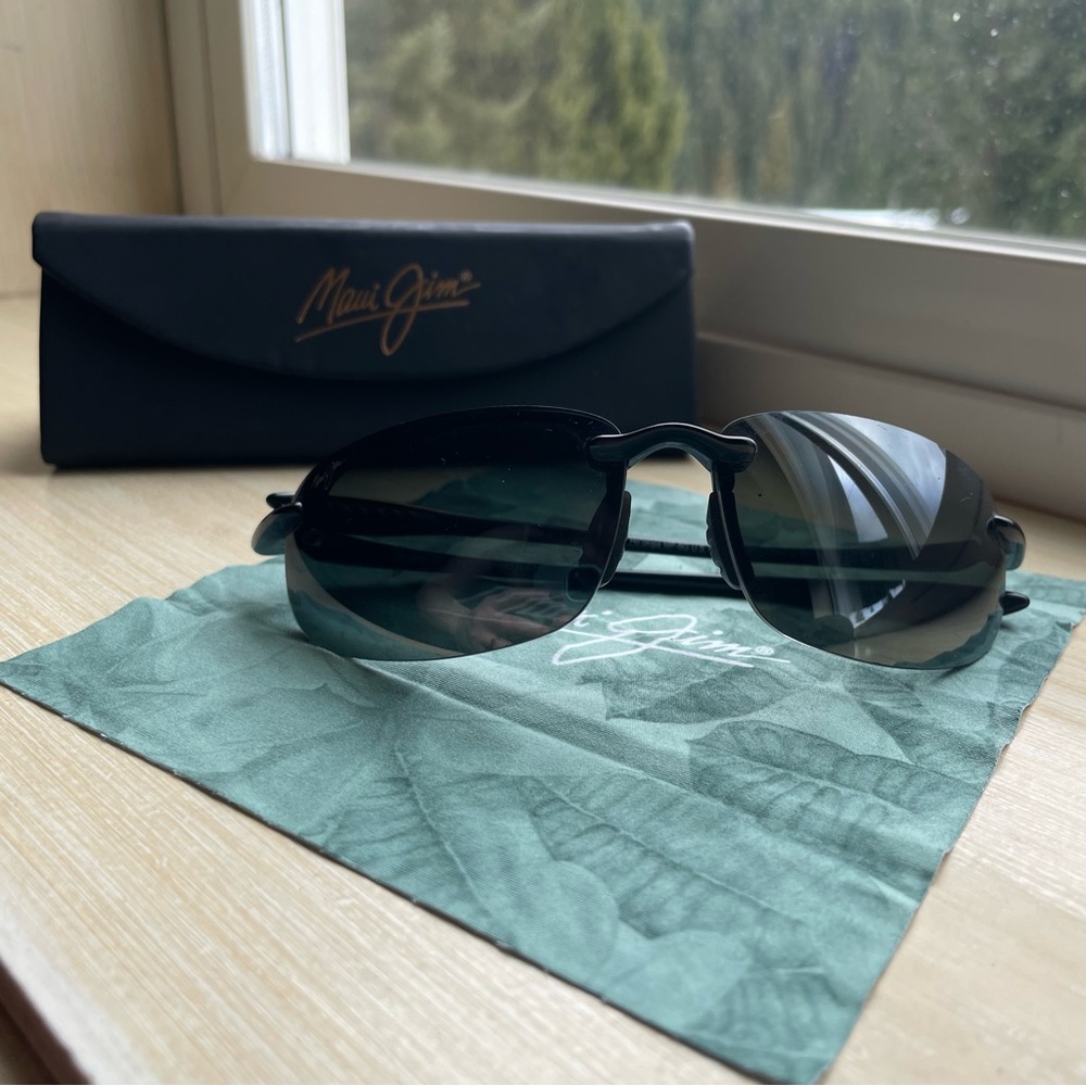 MAUI JIM HO'OKIPA 407-20 Black Sunglasses